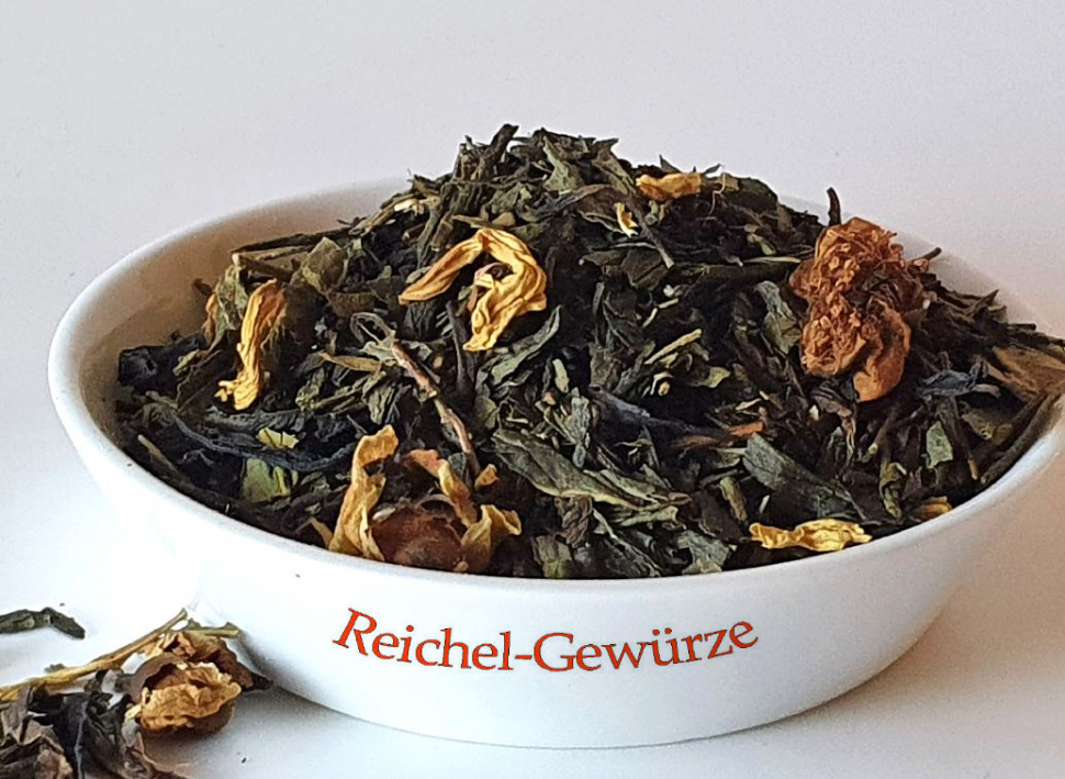 Erdbeer-Orange Grüntee